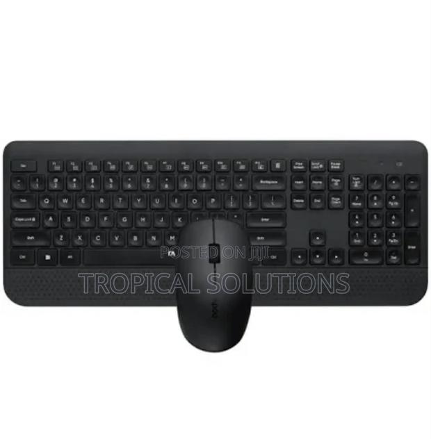 Rapoo Wireless Keyboard Mouse X3500 - Black - thumbnail 3