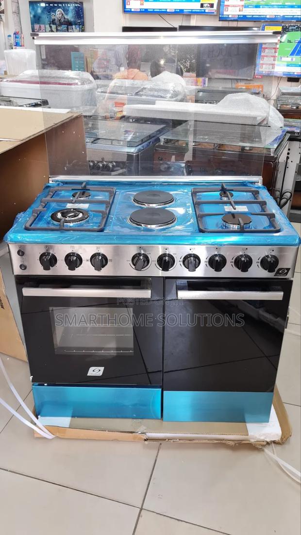 60*90 Starworth 4+2 Stainless Steel Cooker With Electric Oven