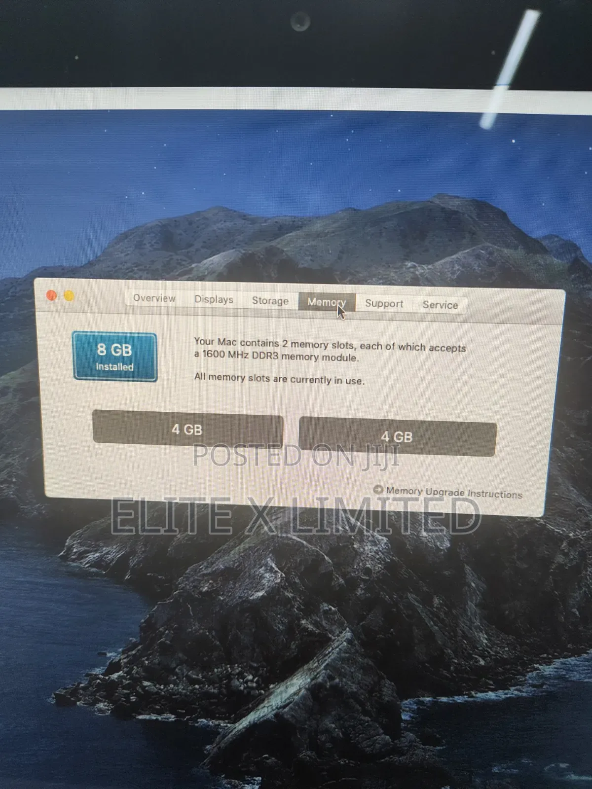 Desktop Computer Apple iMac 8GB Intel Core i3 HDD 500GB