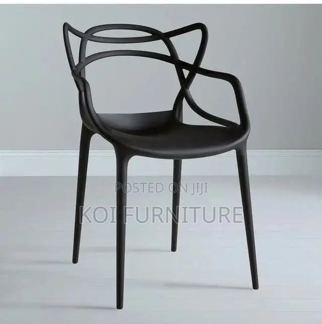Home Chair : Entangled Modern Molded Plastic Dining Armchair