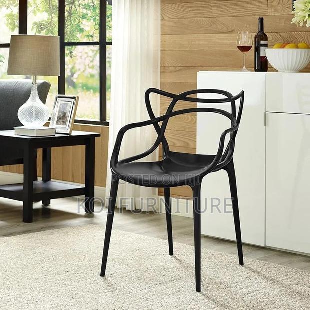 Home Chair : Entangled Modern Molded Plastic Dining Armchair - thumbnail 2