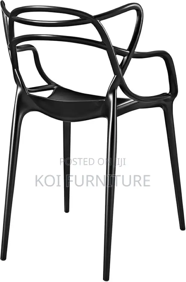 Home Chair : Entangled Modern Molded Plastic Dining Armchair