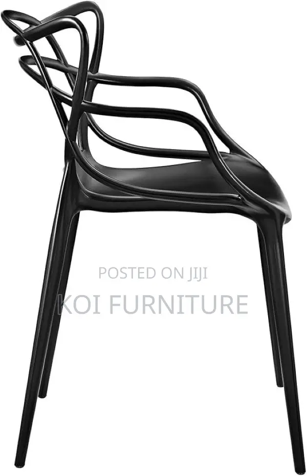 Home Chair : Entangled Modern Molded Plastic Dining Armchair