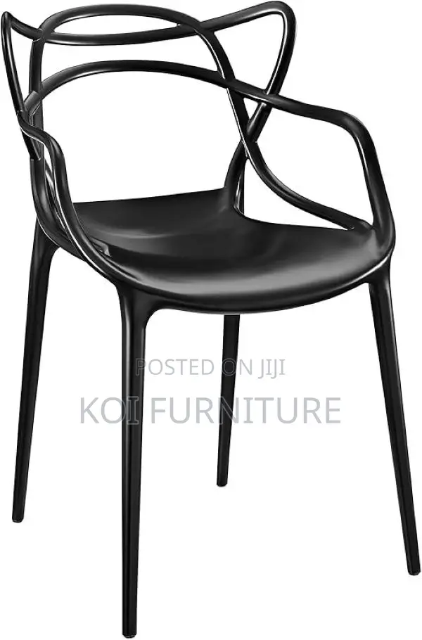 Home Chair : Entangled Modern Molded Plastic Dining Armchair