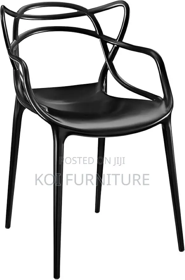 Home Chair : Entangled Modern Molded Plastic Dining Armchair