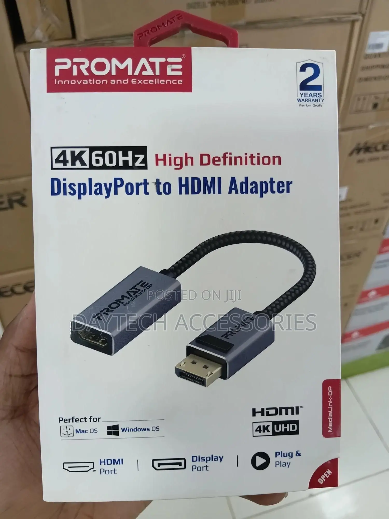 Promate at 60hz Displayport to Hdmi Adapter (Medialink-Dp)