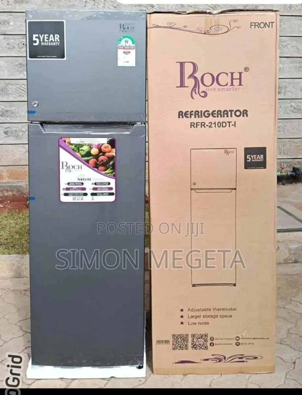 New Arrivals Roch 168 Litres 2 Door Fridge