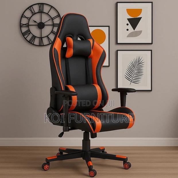 Office Chair : High-Back Gaming Leather Seat - thumbnail 3