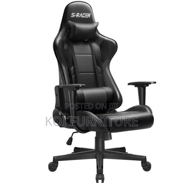 Office Chair : High-Back Gaming Leather Seat - thumbnail 5