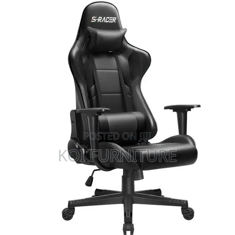 Office Chair : High-Back Gaming Leather Seat