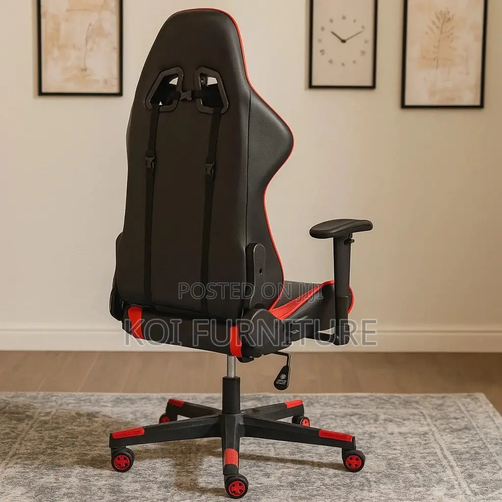 Office Chair : High-Back Gaming Leather Seat