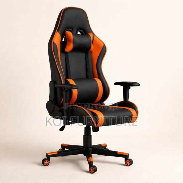 Office Chair : High-Back Gaming Leather Seat - thumbnail 9