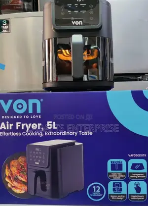 Von 5l Slim Design Air Fryer