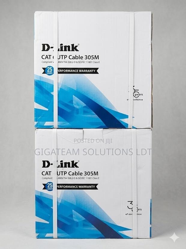 Dlink Cat6 Utp 24awg Cable 305m Rolls
