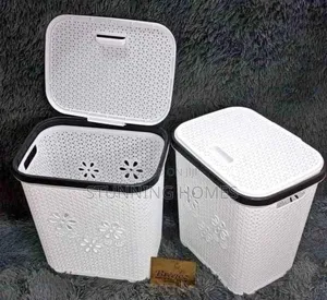 Laundry Basket With a Lid