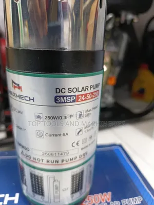 250 Watts 24 Volts 50 MTRS Dc Solar Submersible Pump Maxmech