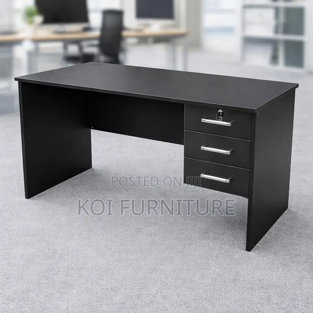 Office Desk : 90cm Office Study Desk With 3 Drawers,