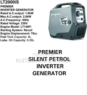 Silent Inverter Generator 1.8kw Recoil Starter Inverter Generator