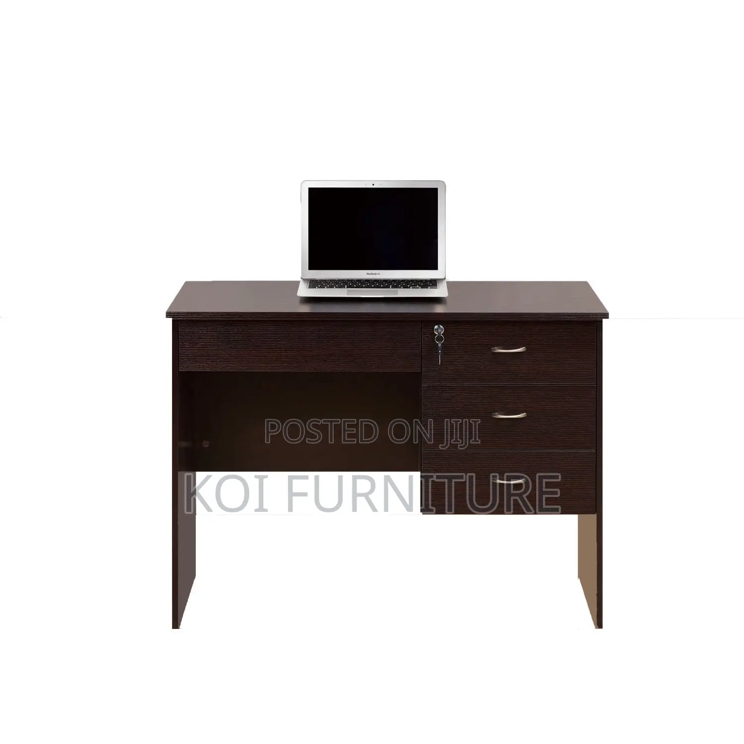 Office Desk : 90cm Office Study Desk With 3 Drawers,