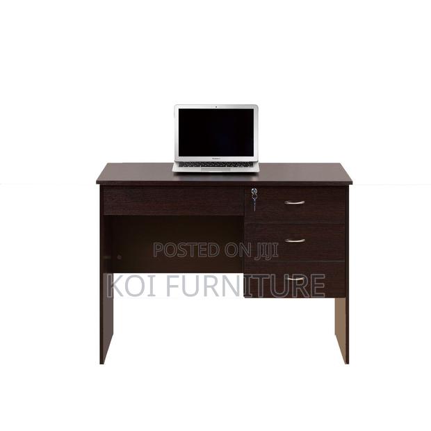 Office Desk : 90cm Office Study Desk With 3 Drawers, - thumbnail 5