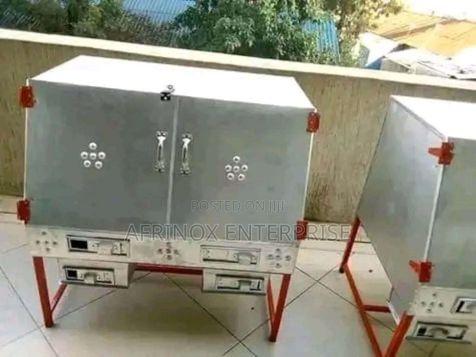 Double Deck Charcoal Oven (Two Jikos Inside)