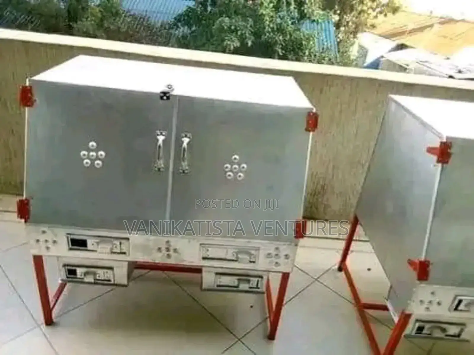 Double Deck Charcoal Oven (Two Jikos Inside)