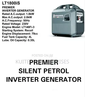 Silent Petrol Inverter Generator/ 1.8kw 4l Silent Inverter Generator