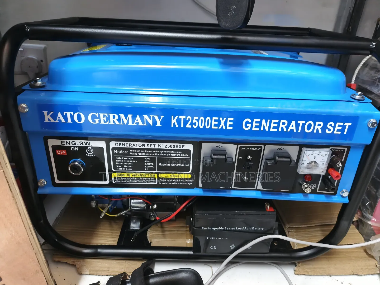 Kato Germany 3kva 4-Stroke Keystart Petrol Generator