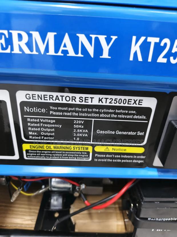 Kato Germany 3kva 4-Stroke Keystart Petrol Generator - thumbnail 2