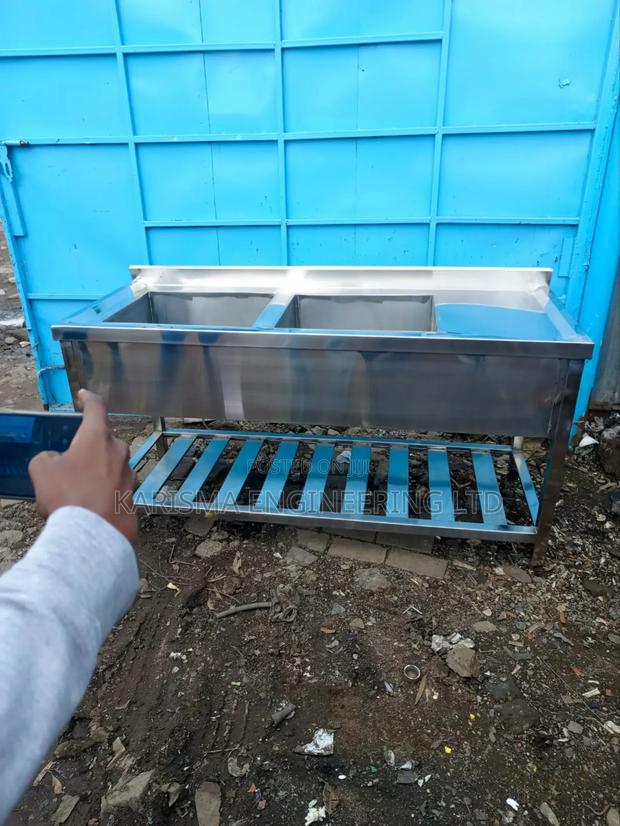 Double Bowl Sink Stainless - main view