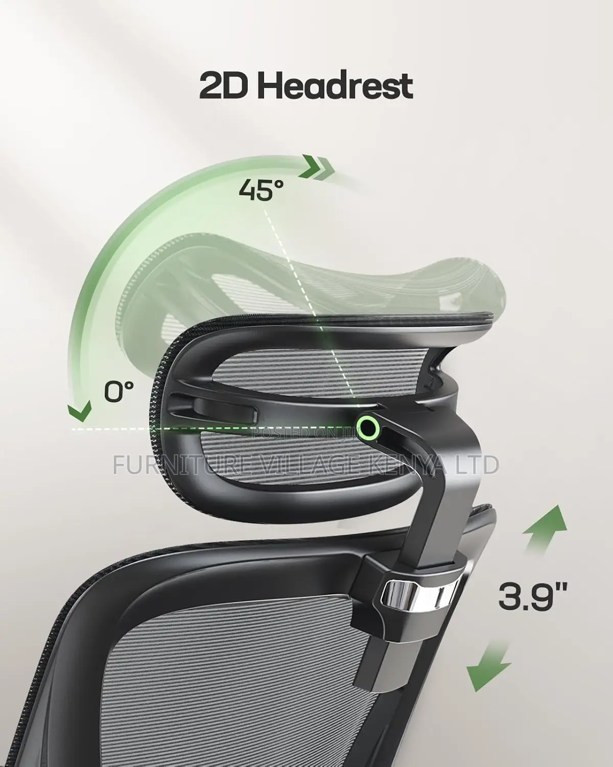 Office Seats: Mesh Office Chair With Adjustable Lumbar Support