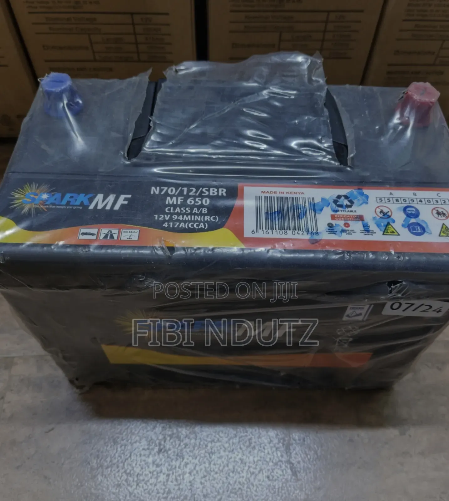 N70 Maintenance Free Battery/Spark Car Battery