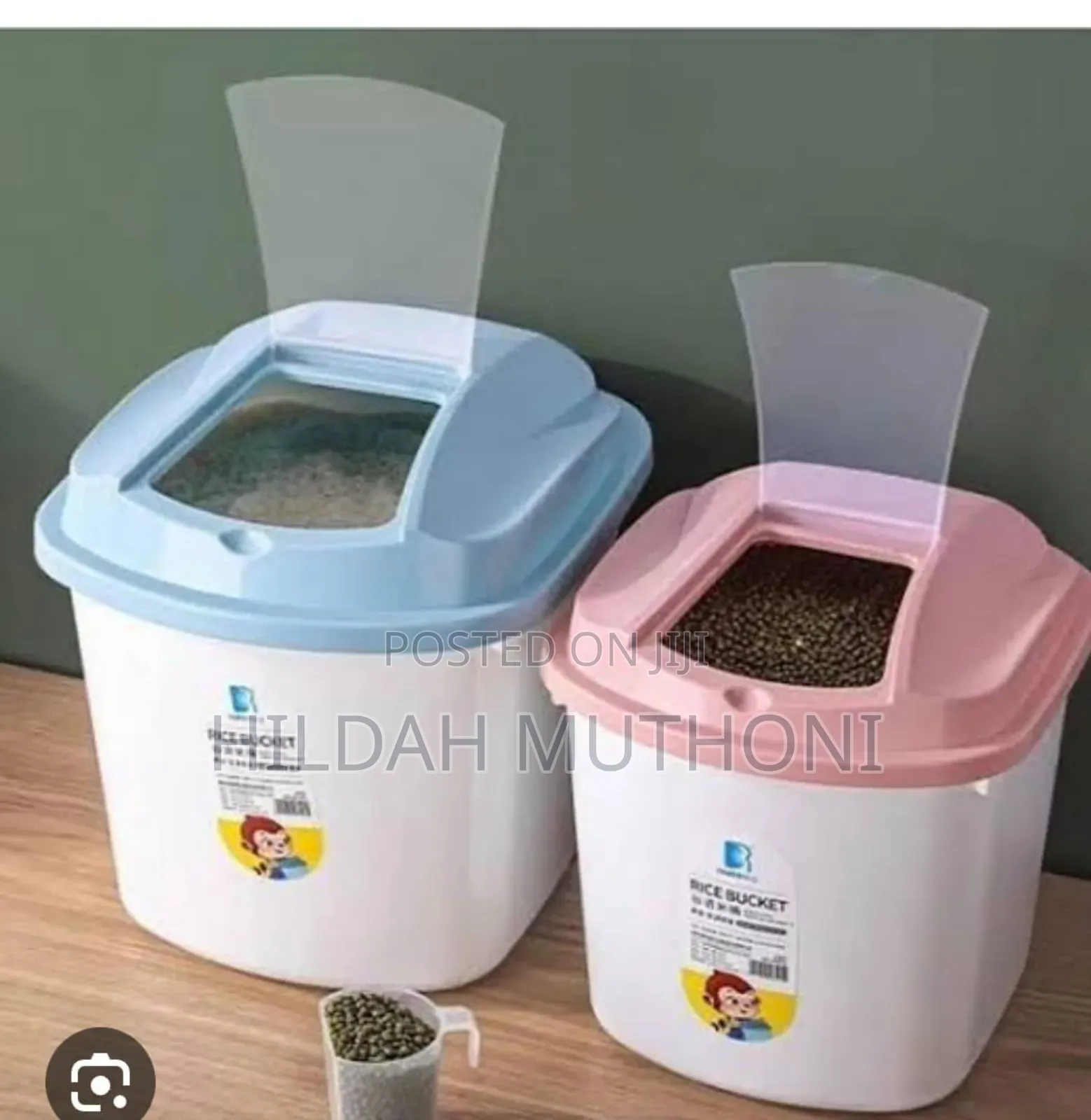 Rice Bucket Now Restocked Available in Blue