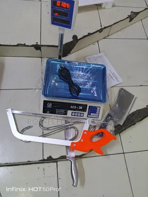 Butchery Set...Panga,Hands Saw, Scale,Knives,And Hooks