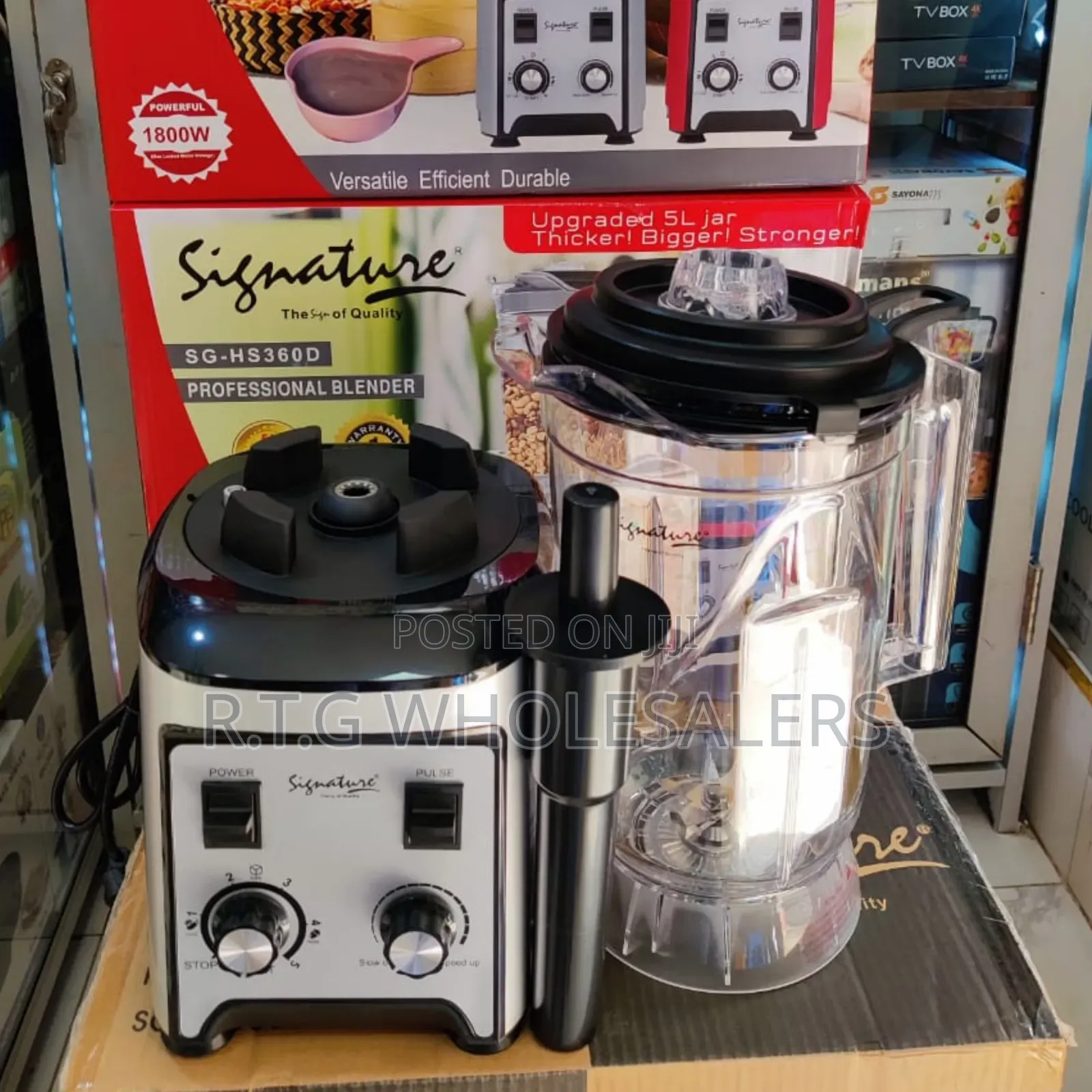 Heavy Duty Signature 5l Blender – 1800w Commercial