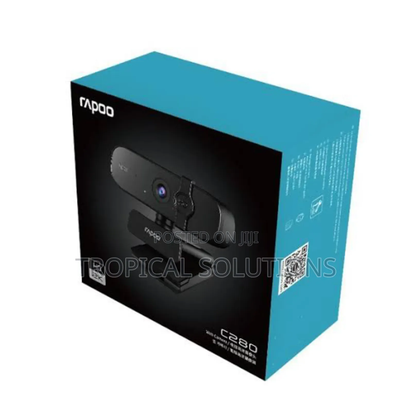 Rapoo C280 - Hd Webcam Built in Omnidirectional Dual Reduction Mic