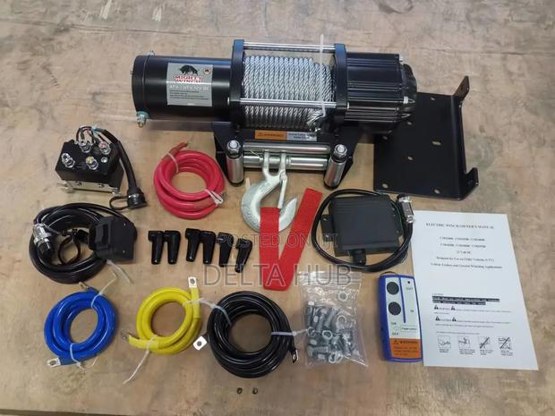 Portable Heavy Duty Electric Winch For Vehicle Rescue - main view