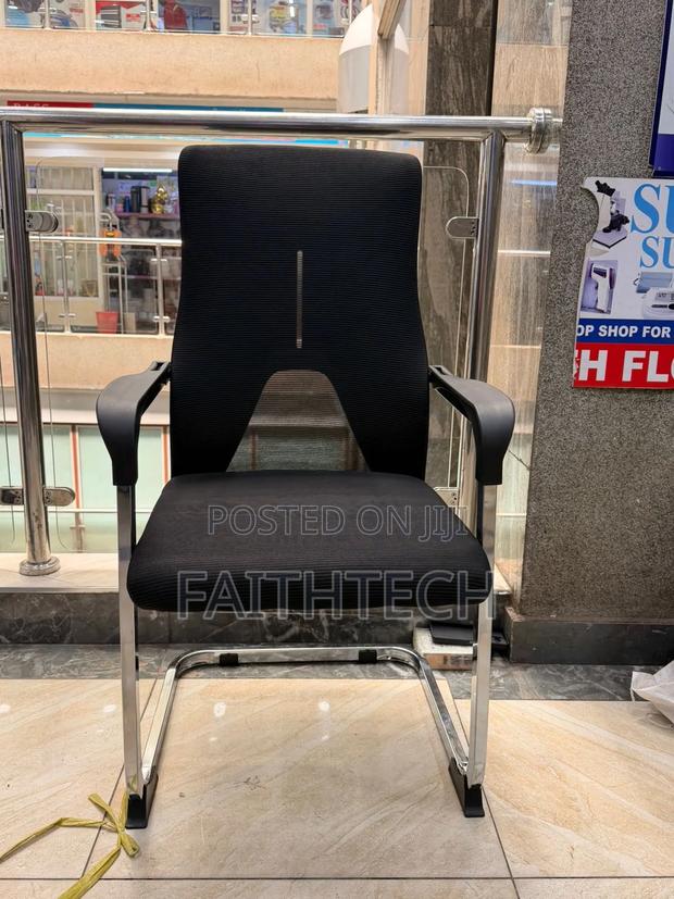 *Mesh Non -Rolling Guests Office Chair