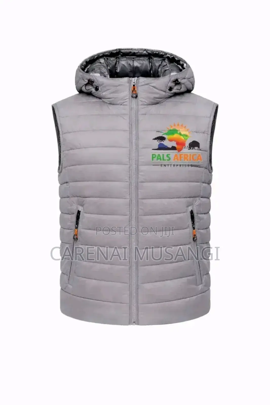 Premium Branded Puffer Vest Jacket – Lightweight Warm