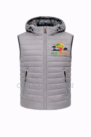 Premium Branded Puffer Vest Jacket – Lightweight Warm