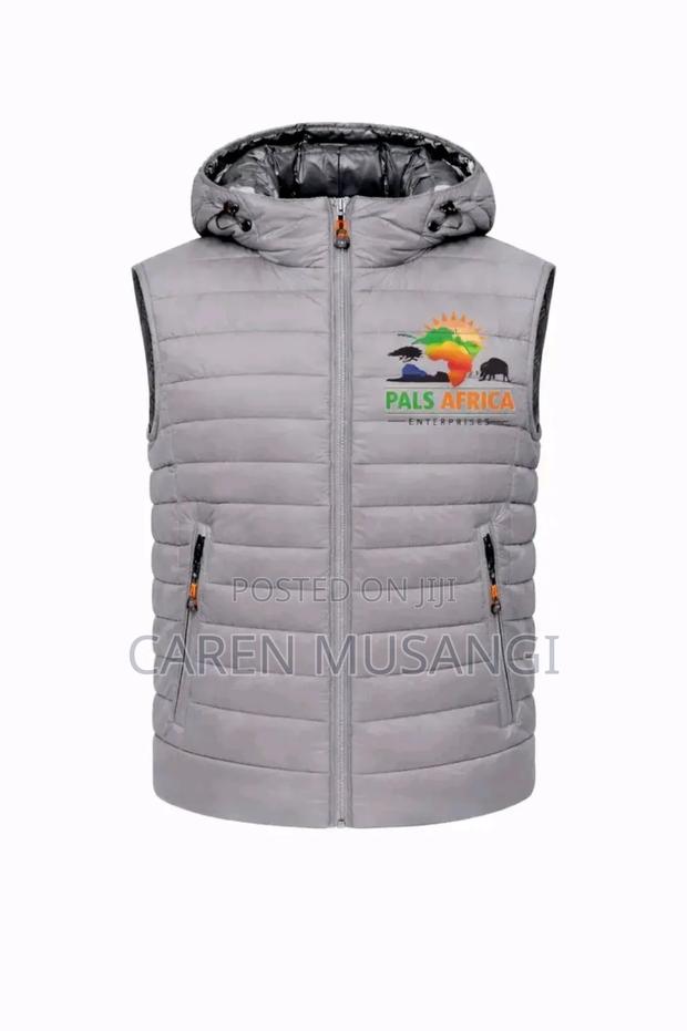 Premium Branded Puffer Vest Jacket – Lightweight Warm - main view