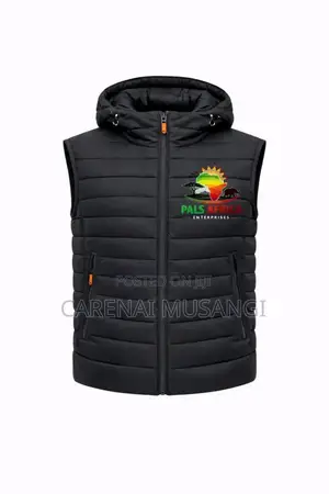 Premium Branded Puffer Vest Jacket – Lightweight Warm