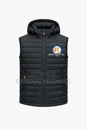 Premium Branded Puffer Vest Jacket – Lightweight Warm