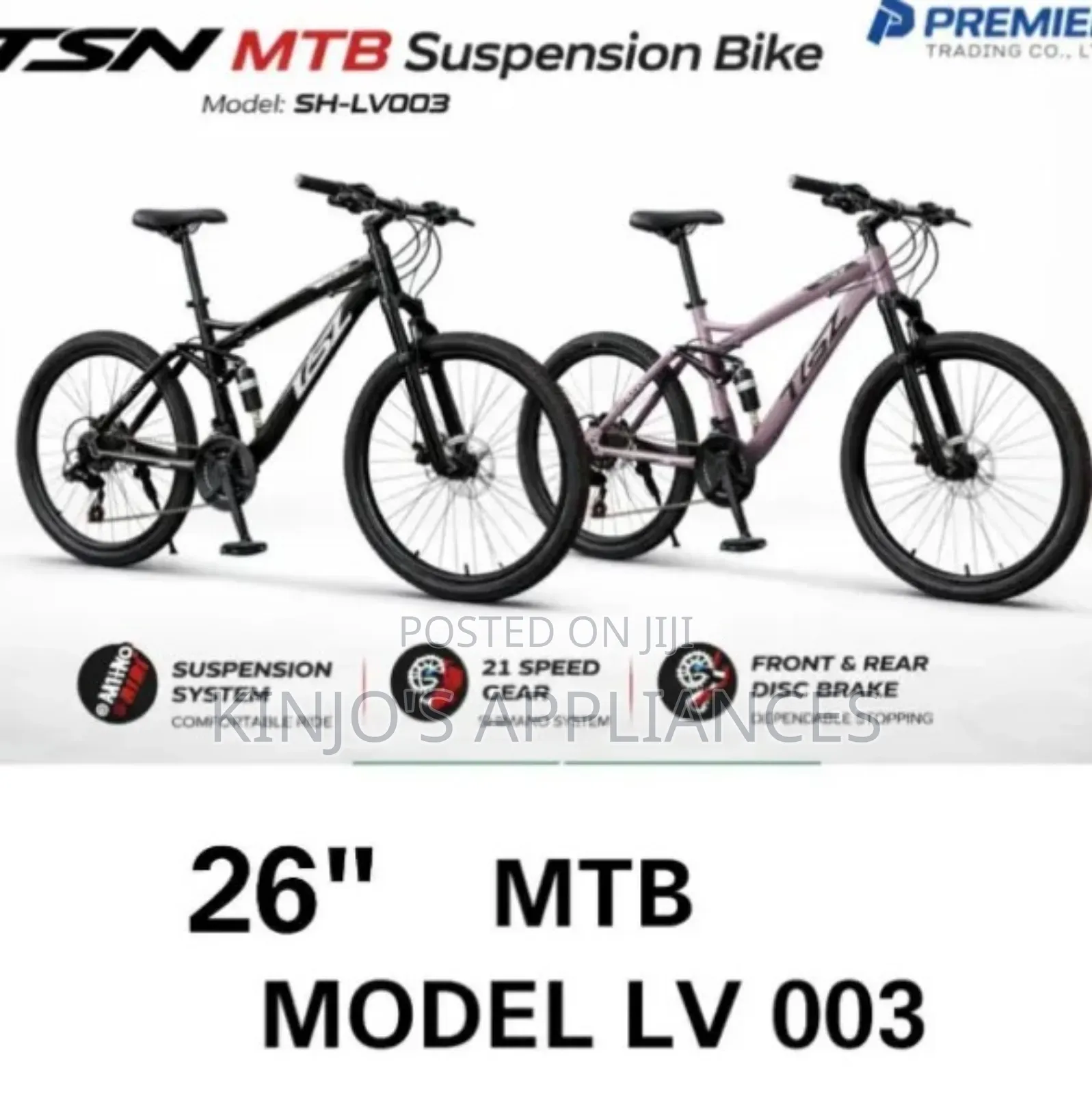 Premier MTB 26" Bike Lv 003