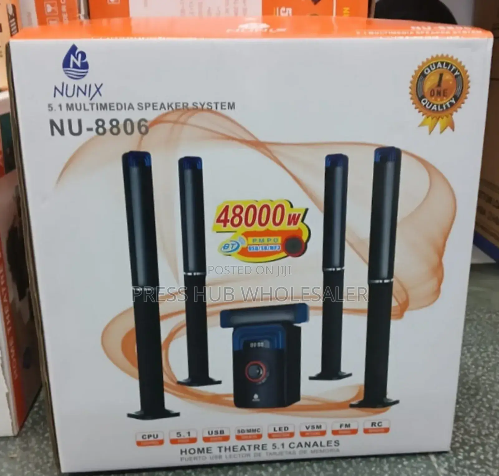 Nunix Nu-8806 5.1 Home Theater System.