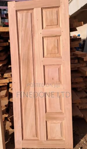 6 Panel Mahogany Solid Door