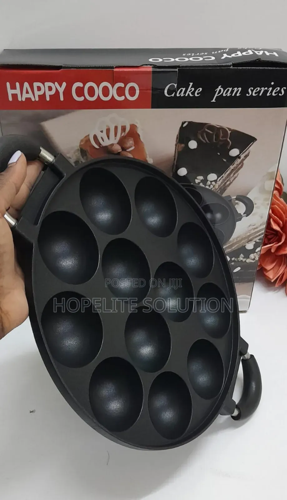 *12 Holes Non Stick Round {Vitumbua Pan)