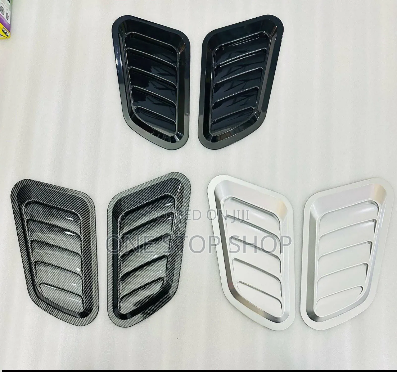 Bonnet 2pc Sporty Styling Design Side Air Vent in Colors