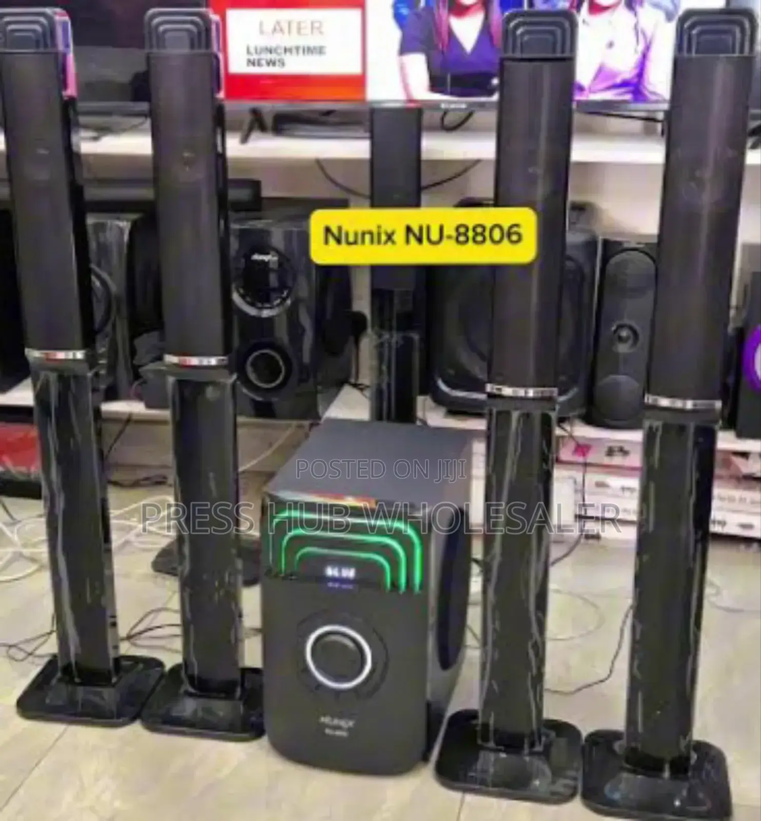 Nunix Nu-8806 5.1 Channel Deluxe Home Theater System.