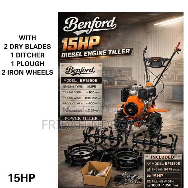 Benford 15hp Diesel Engine Tiller